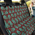 Bloody Zombie Pattern Print Pet Car Back Seat Cover