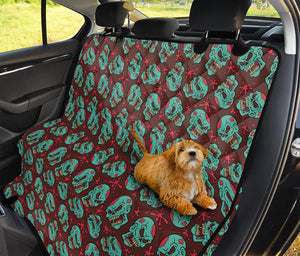 Bloody Zombie Pattern Print Pet Car Back Seat Cover