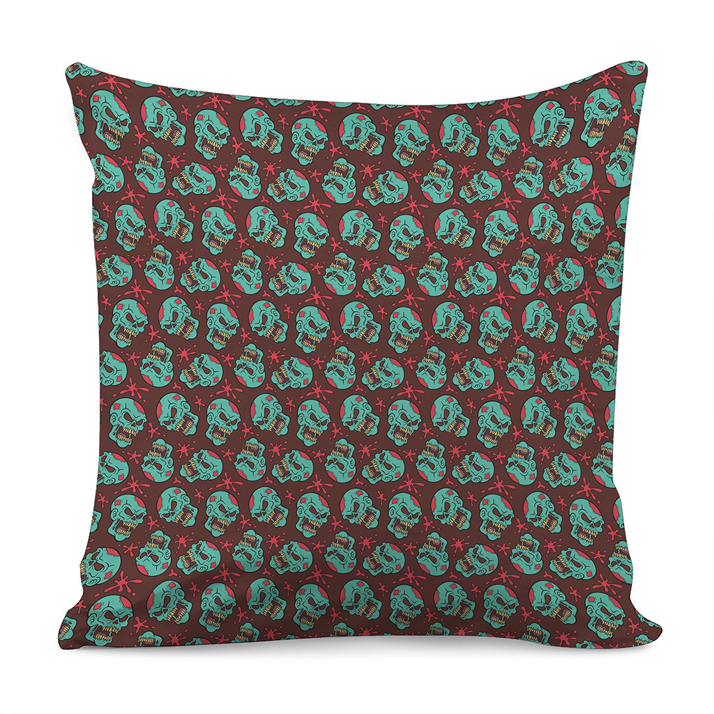 Bloody Zombie Pattern Print Pillow Cover