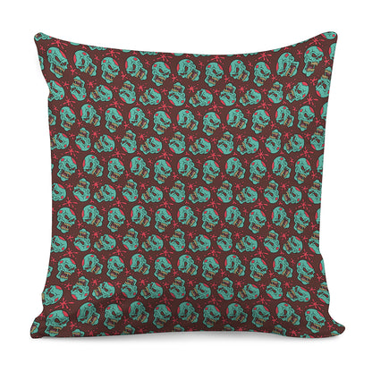 Bloody Zombie Pattern Print Pillow Cover