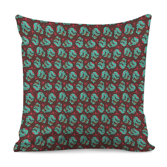 Bloody Zombie Pattern Print Pillow Cover