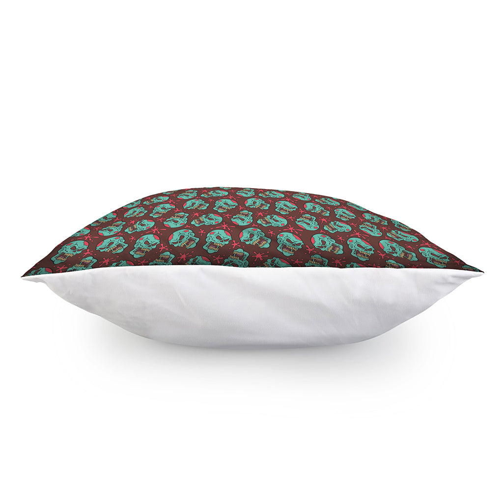 Bloody Zombie Pattern Print Pillow Cover