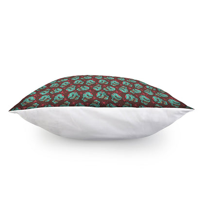 Bloody Zombie Pattern Print Pillow Cover