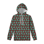 Bloody Zombie Pattern Print Pullover Hoodie