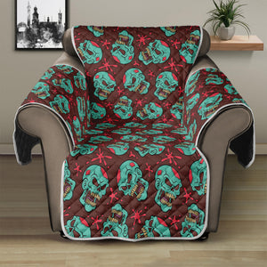 Bloody Zombie Pattern Print Recliner Protector