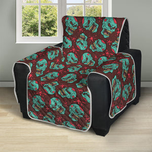 Bloody Zombie Pattern Print Recliner Protector