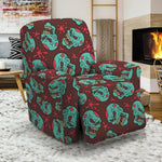 Bloody Zombie Pattern Print Recliner Slipcover