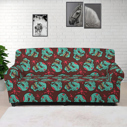 Bloody Zombie Pattern Print Sofa Cover
