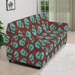 Bloody Zombie Pattern Print Sofa Cover