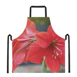 Blooming Amaryllis Print Apron