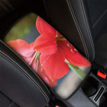 Blooming Amaryllis Print Car Center Console Cover