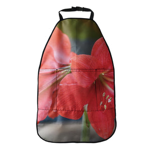 Blooming Amaryllis Print Car Seat Organizers