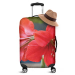 Blooming Amaryllis Print Luggage Cover