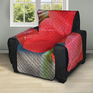 Blooming Amaryllis Print Recliner Protector