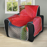 Blooming Amaryllis Print Recliner Protector