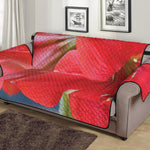 Blooming Amaryllis Print Sofa Protector