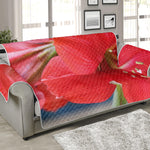 Blooming Amaryllis Print Sofa Protector