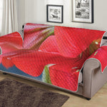 Blooming Amaryllis Print Sofa Protector