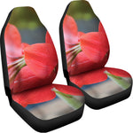 Blooming Amaryllis Print Universal Fit Car Seat Covers