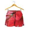 Blooming Amaryllis Print Women's Shorts