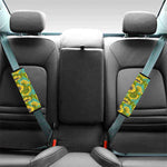 Blooming Sunflower Pattern Print Car Seat Belt Covers