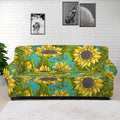 Blooming Sunflower Pattern Print Sofa Cover