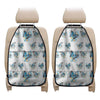 Blossom Blue Butterfly Pattern Print Car Seat Organizers