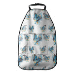 Blossom Blue Butterfly Pattern Print Car Seat Organizers