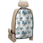 Blossom Blue Butterfly Pattern Print Car Seat Organizers