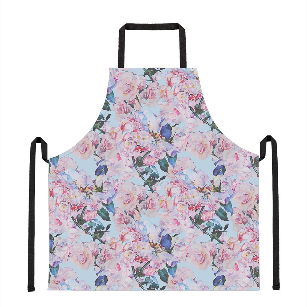 Blossom Floral Flower Pattern Print Apron