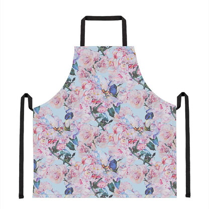 Blossom Floral Flower Pattern Print Apron
