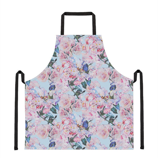 Blossom Floral Flower Pattern Print Apron