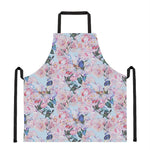 Blossom Floral Flower Pattern Print Apron