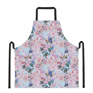 Blossom Floral Flower Pattern Print Apron