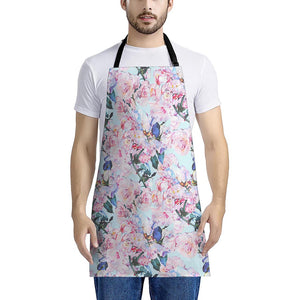 Blossom Floral Flower Pattern Print Apron