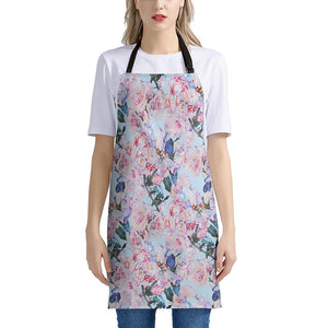 Blossom Floral Flower Pattern Print Apron