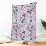 Blossom Floral Flower Pattern Print Blanket