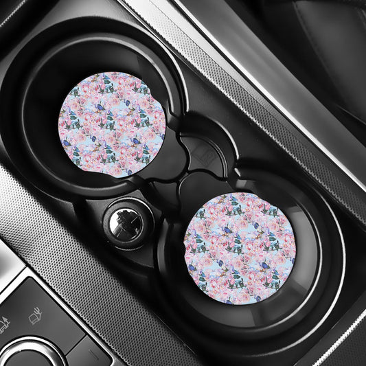 Blossom Floral Flower Pattern Print Car Coasters