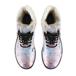 Blossom Floral Flower Pattern Print Comfy Boots GearFrost