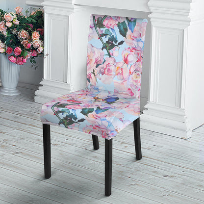 Blossom Floral Flower Pattern Print Dining Chair Slipcover