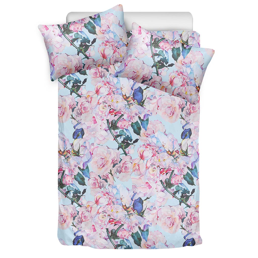 Blossom Floral Flower Pattern Print Duvet Cover Bedding Set