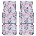 Blossom Floral Flower Pattern Print Front and Back Car Floor Mats