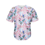 Blossom Floral Flower Pattern Print Men's Baseball Jersey