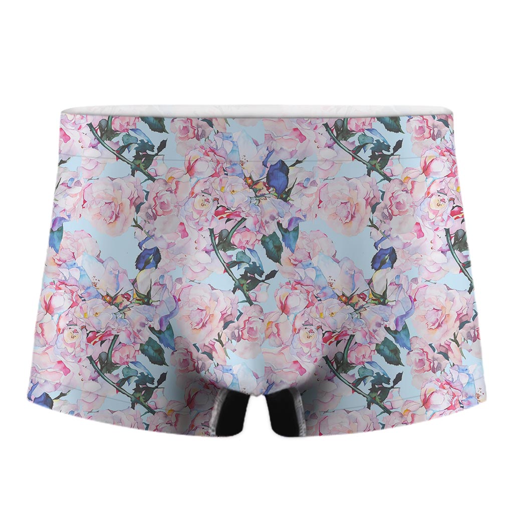 Blossom Floral Flower Pattern Print Men's Boxer Briefs