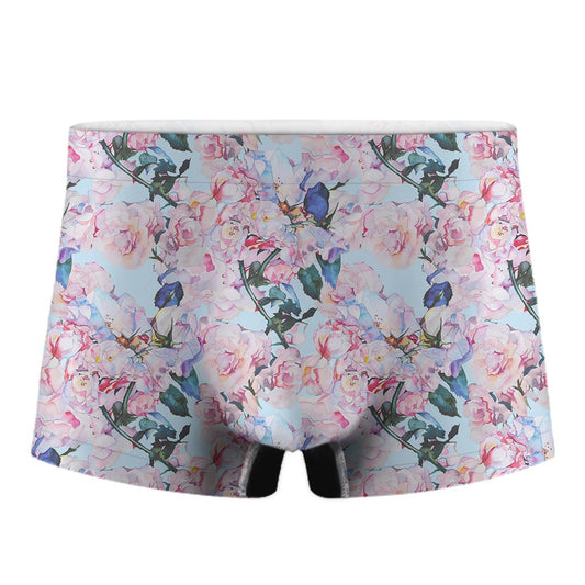 Blossom Floral Flower Pattern Print Men's Boxer Briefs
