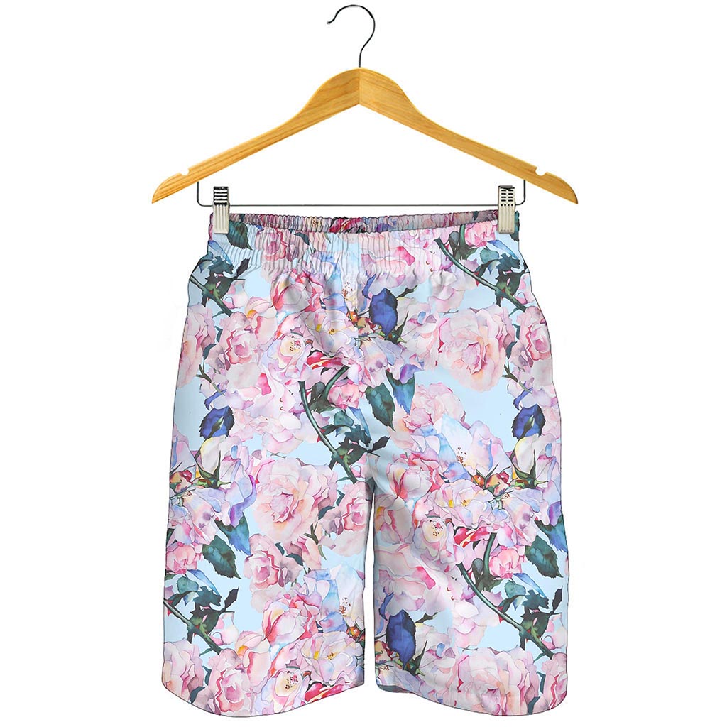 Blossom Floral Flower Pattern Print Men's Shorts