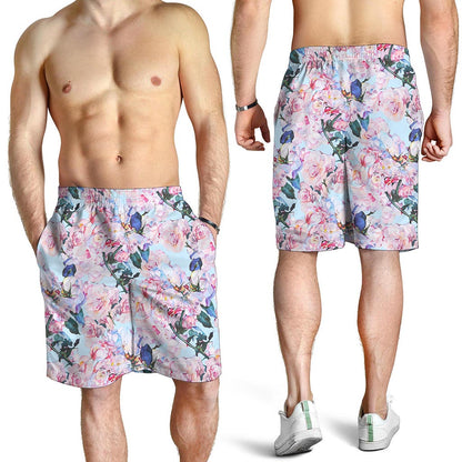 Blossom Floral Flower Pattern Print Men's Shorts