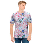 Blossom Floral Flower Pattern Print Men's T-Shirt