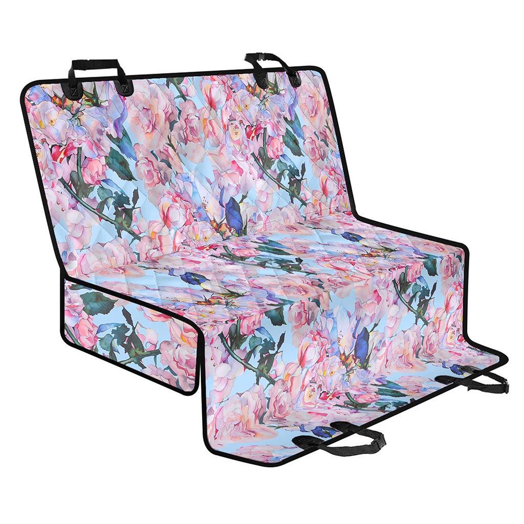 Blossom Floral Flower Pattern Print Pet Car Back Seat Cover