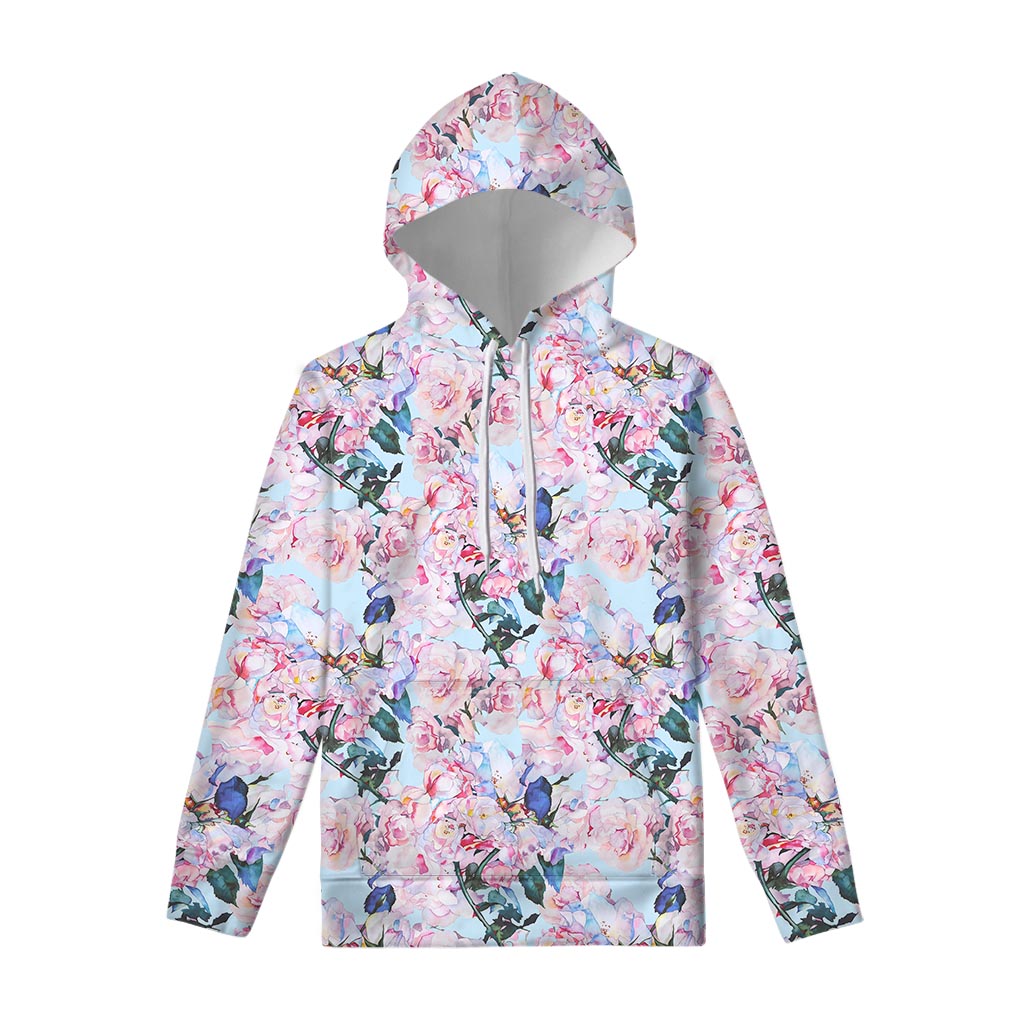Blossom Floral Flower Pattern Print Pullover Hoodie